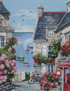 Картина для вышивания Anchor - La Reu du Port