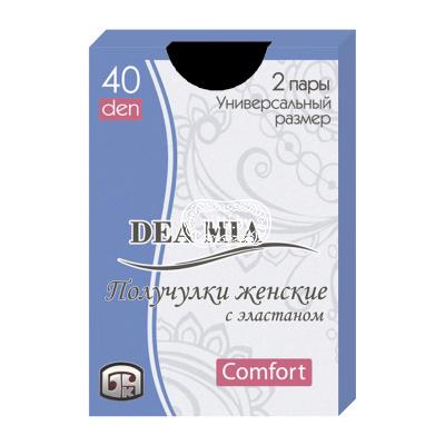 Гольфы женские DEA MIA  COMFORT 40 (2 пары), 15С1435 (nero, 23-25)
