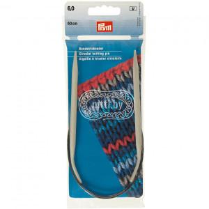 Спицы круговые алюминиевые Prym 6 мм / 60 см