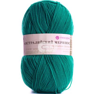 Пряжа Пехорка Австралийский меринос (335-Изумруд)