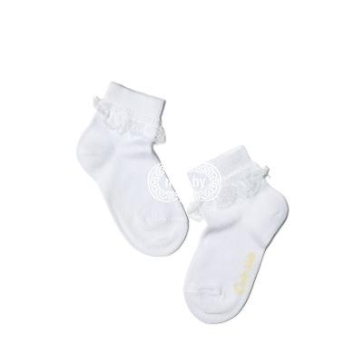 Носки детские CONTE KIDS TIP-TOP (с кружевной лентой), 7С-11СП-000 (белый, 8)