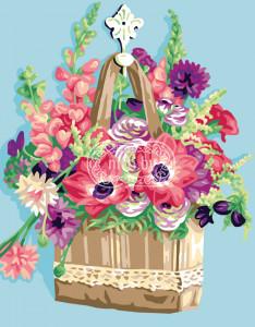 Картина для вышивания Anchor - Fleurs Dans Un Sac