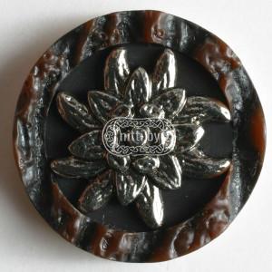 Пуговица пластиковая Dill 18 мм (имитация рога)