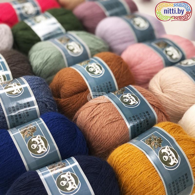 В торговой сети NITTI.BY новое поступление пряжи ПУХ НОРКИ!
