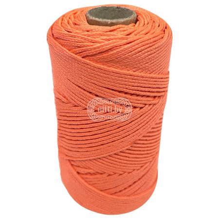 Шнур плетеный полипропиленовый 1,5мм, 100м, оранжевый