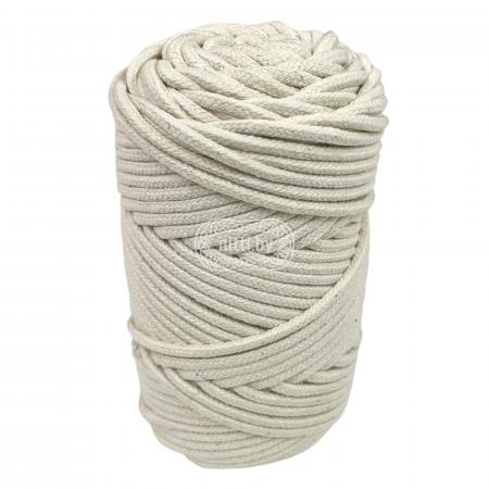 Шнур плетеный хлопковый 3мм, 50м