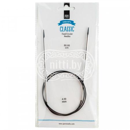 Спицы круговые латунные DROPS Pro Classic 4,5 мм / 80 см