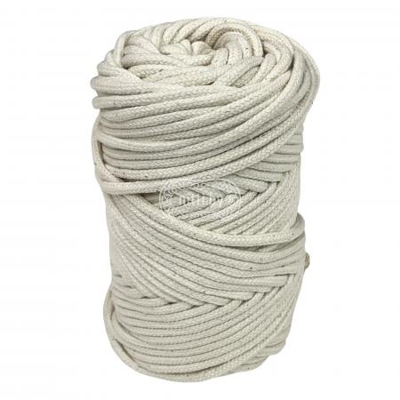Шнур плетеный хлопковый 4мм, 50м