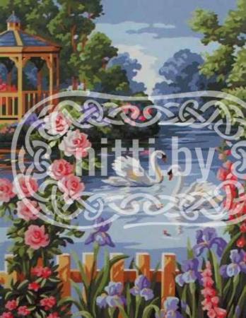 Картина для вышивания Anchor - L'etang Fleuri