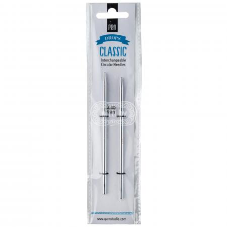 Спицы латунные съёмные DROPS Pro Classic 3,5 мм / 11,5 см