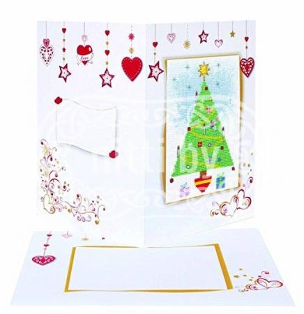 Набор для рукоделия Anchor Craft Kit - Christmas Card Новогодняя елочка