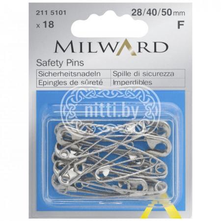 Английские булавки Milward 28/40/50 мм 
