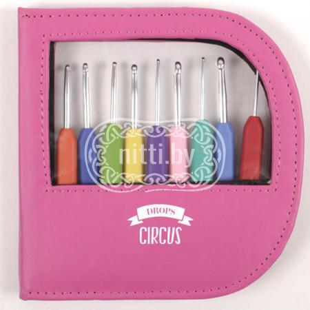 Набор крючков алюминиевых с пластиковой ручкой (2,0 - 6,0 мм) DROPS Pro Circus